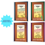 Four book covers: The Mysterious Case of the Missing Motive, The Mysterious Case of the Missing Dog Walker, The Mysterious Case of the Missing Ghost, The Mysterious Case of the Missing House